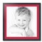 ArtToFrames 28x28" Matted Picture Frame with 24x24" Single Mat Photo Opening Framed in 1.25" Black and 2" Mat (FWM-4083-28x28)